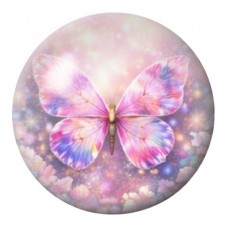 Cabochon en Verre Illustré Papillon Pastel Aquarelle 12 à 25mm pour la Création de Bijoux Fantaisie - DIY