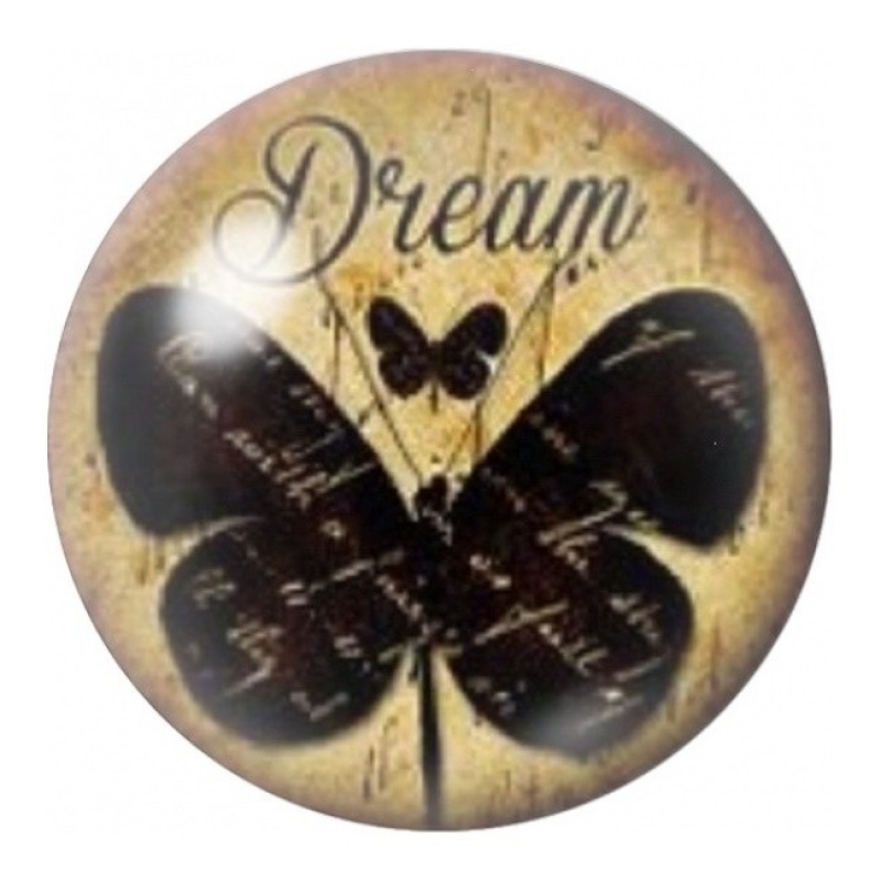 Cabochon en Verre Illustré Papillon Dream Vintage 12 à 25mm