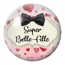 Cabochon en Verre Illustré Super Belle-Fille 18 à 25mm pour la Création de Bijoux Fantaisie - DIY