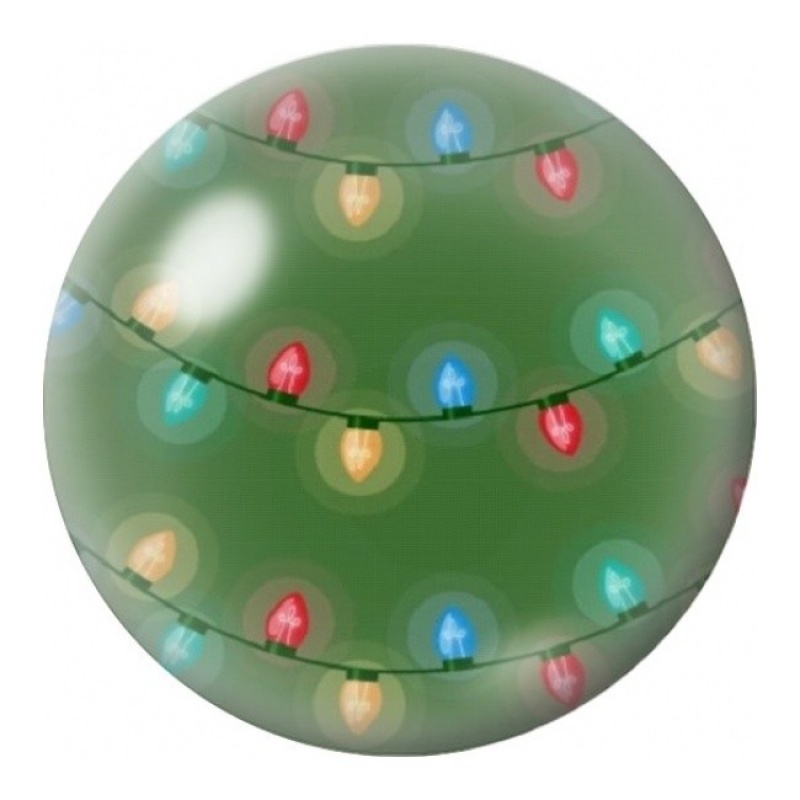 Cabochon en Verre Illustré Guirlande de Noël Colorée 12 à 25mm