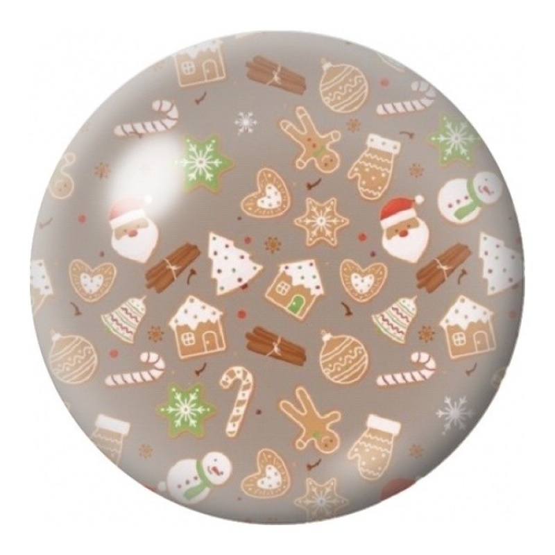 Cabochon en Verre Illustré Biscuits de Noël 12 à 25mm