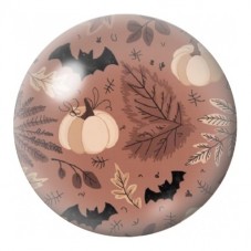 Cabochon en Verre Illustré Citrouilles et Chauves-Souris 12 à 25mm pour la Création de Bijoux Fantaisie - DIY