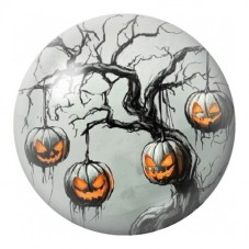 Cabochon en Verre Illustré Arbre aux Citrouilles Suspendues 12 à 25mm pour la Création de Bijoux Fantaisie - DIY