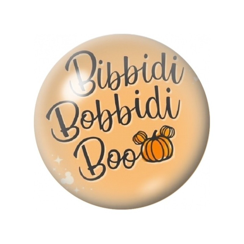 Cabochon en Verre Illustré Formule Magique Bibbidi Bobbidi Boo 12 à 25mm