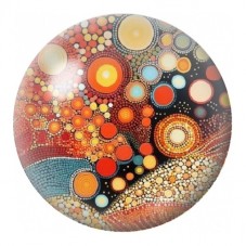 Cabochon en Verre Illustré Bulles Solaires en Mosaïque 12 à 25mm pour la Création de Bijoux Fantaisie - DIY