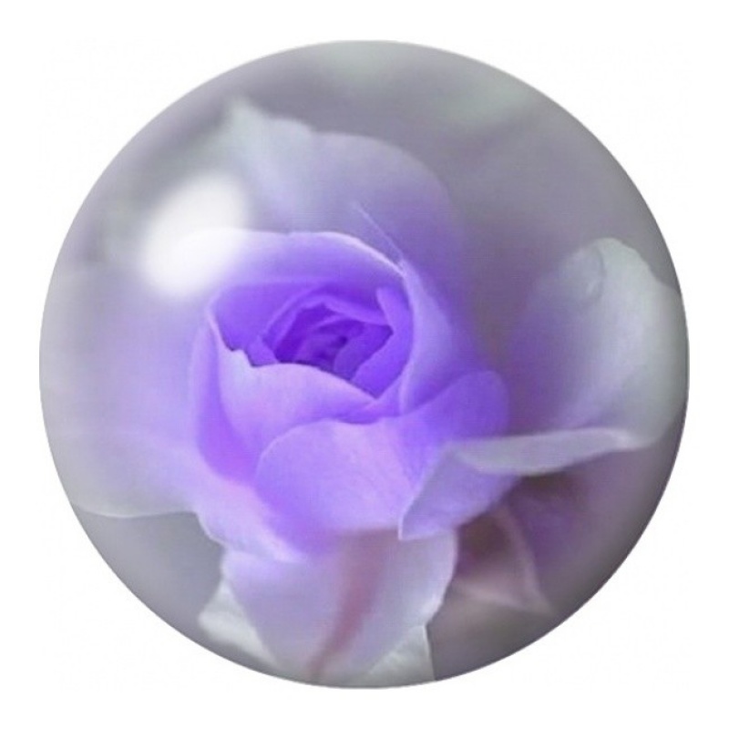Cabochon en Verre Illustré Rose Lavande 12 à 25mm