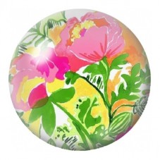 Cabochon en Verre Illustré Fleurs Tropicales Roses 12 à 25mm pour la Création de Bijoux Fantaisie - DIY