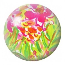 Cabochon en Verre Illustré Tulipes Fantaisie Multicolores 12 à 25mm pour la Création de Bijoux Fantaisie - DIY