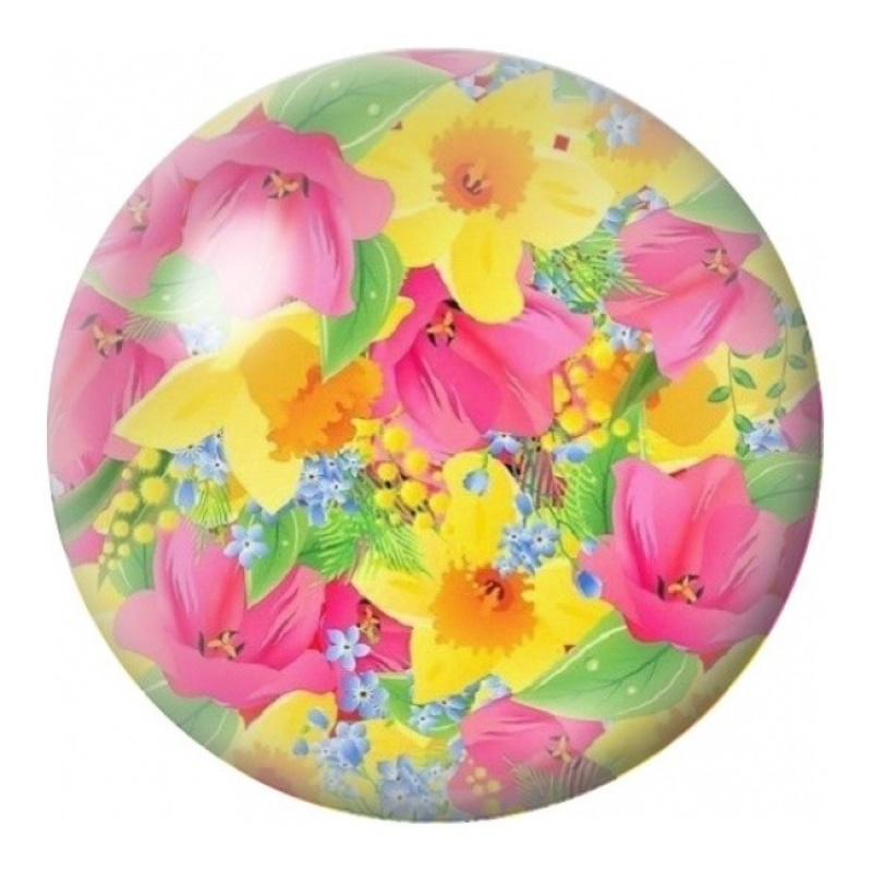 Cabochon en Verre Illustré Fleurs Tropicales Fluo 12 à 25mm