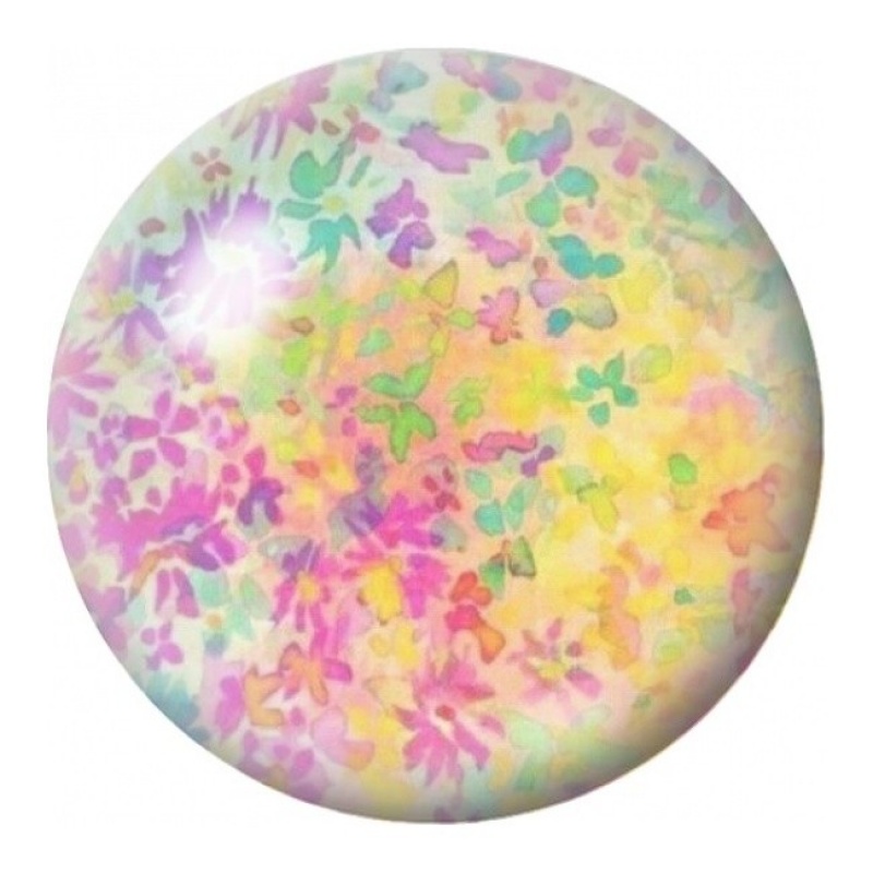 Cabochon en Verre Illustré Prairie Pastel Lumineuse 12 à 25mm