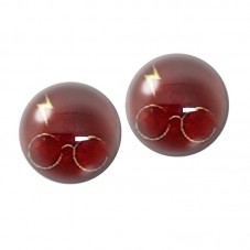 2 Cabochons en Verre Illustré Lunettes de Sorcier et Éclair 10mm pour la Création de Bijoux Fantaisie - DIY