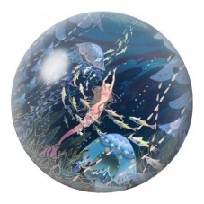 Cabochon en Verre Illustré Sirène dans les Profondeurs 12 à 25mm pour la Création de Bijoux Fantaisie - DIY