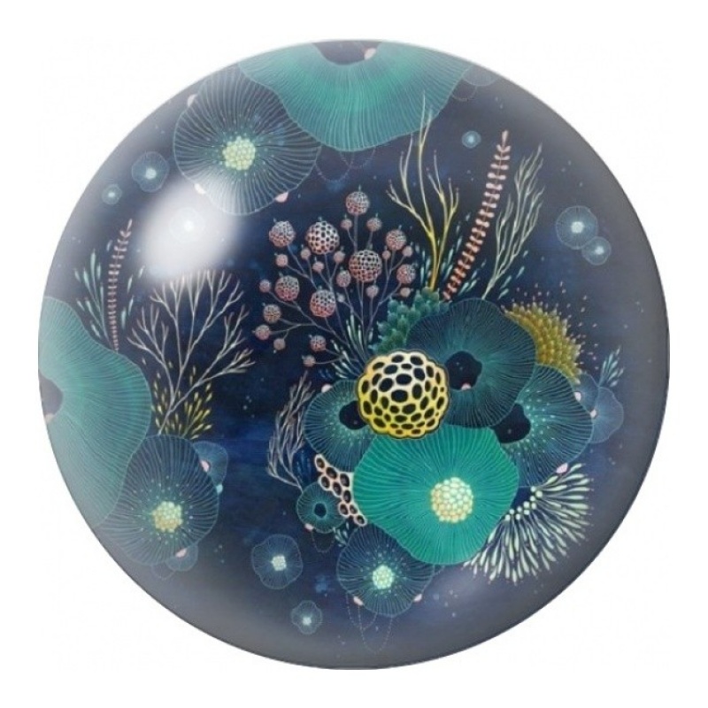Cabochon en Verre Illustré Jardin Marin Nocturne 12 à 25mm