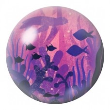 Cabochon en Verre Illustré Poissons et Tortue en Silhouettes 12 à 25mm pour la Création de Bijoux Fantaisie - DIY