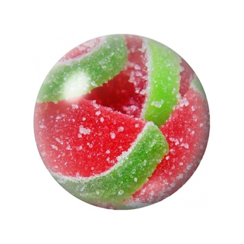 Cabochon en Verre Illustré Bonbons Tranches de Pastèque 12 à 25mm