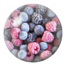 Cabochon en Verre Illustré Baies Givrées 12 à 25mm pour la Création de Bijoux Fantaisie - DIY