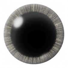 Cabochon en Verre Illustré Éclipse Noire aux Rayons Argentés 12 à 25mm pour la Création de Bijoux Fantaisie - DIY