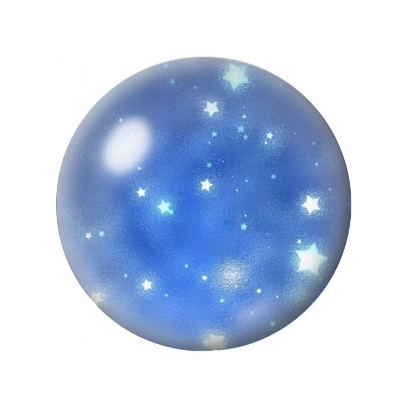 Cabochon en Verre Illustré Étoiles dans un Ciel Bleu 12 à 25mm