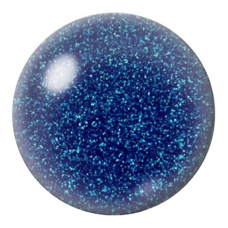 Cabochon en Verre Illustré Paillettes Bleu Nuit 12 à 25mm