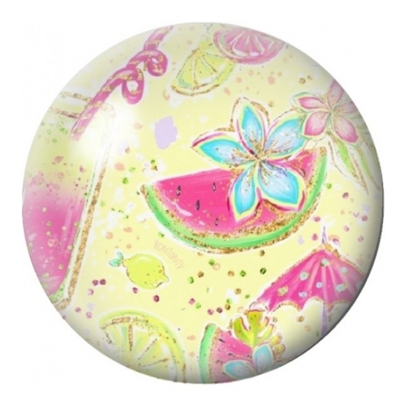 Cabochon en Verre Illustré Motif de Pâques aux Papillons 12 à 25mm