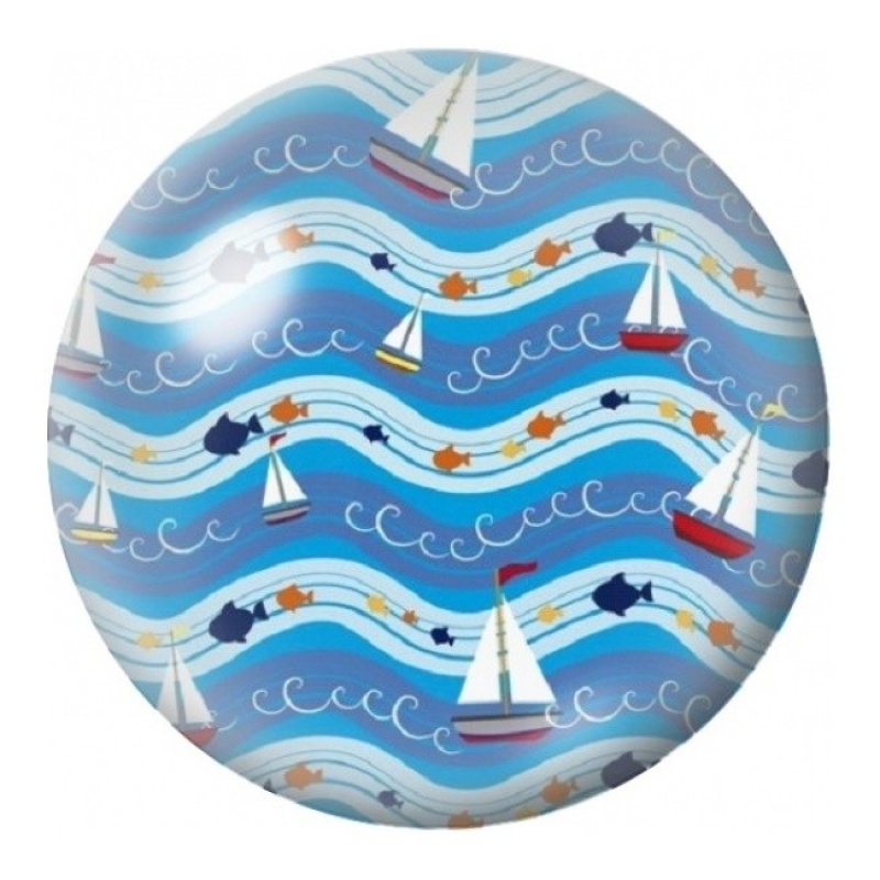 Cabochon en Verre Illustré Voiliers sur les Vagues 12 à 25mm