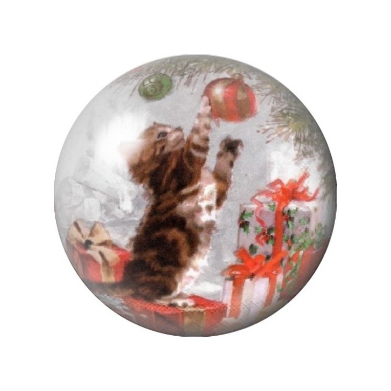 Cabochon en Verre Illustré Chat Tigré parmi les Cadeaux 12 à 25mm