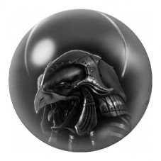 Cabochon en Verre Illustré Casque d’Anubis Noir 12 à 25mm pour la Création de Bijoux Fantaisie - DIY
