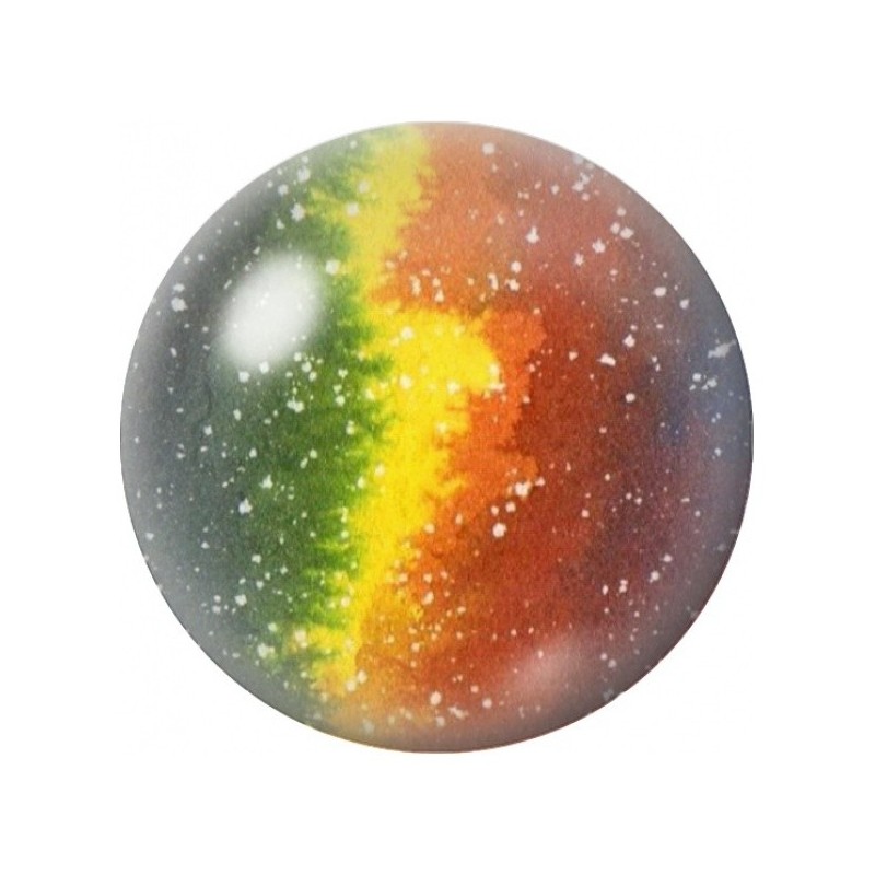 Cabochon en Verre Illustré Galaxie Arc-en-Ciel 12 à 25mm