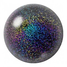 Cabochon en Verre Illustré Poussière d’Étoiles Arc-en-Ciel 12 à 25mm pour la Création de Bijoux Fantaisie - DIY