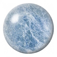 Cabochon en Verre Illustré Glace Bleue Craquelée 12 à 25mm pour la Création de Bijoux Fantaisie - DIY