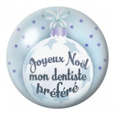 Cabochon en Verre Illustré Joyeux Noël Mon Dentiste Préféré 12 à 25mm pour la Création de Bijoux Fantaisie - DIY