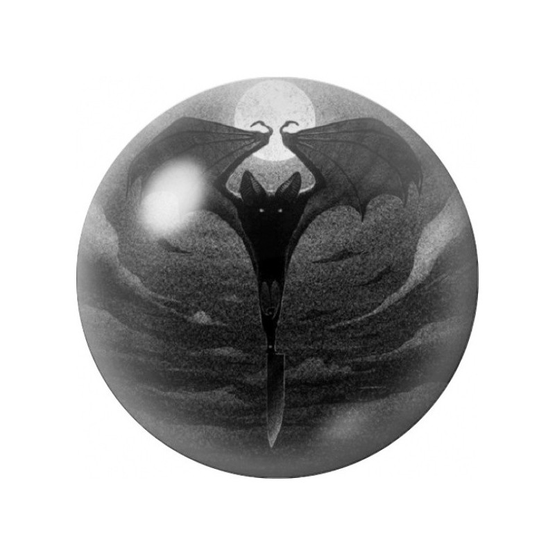 Cabochon en Verre Illustré Femme Chauve-Souris Gothique 12 à 25mm