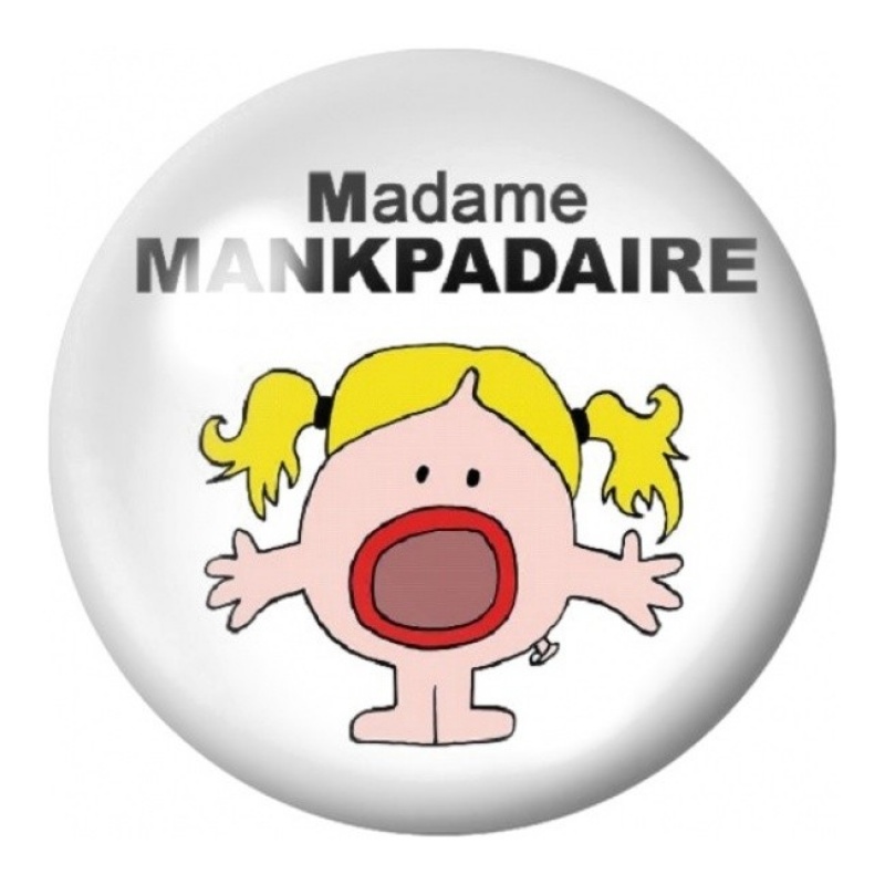 Cabochon en Verre Illustré Madame Mankpadair 12 à 25mm