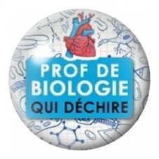 Cabochon en Verre Illustré Prof de Biologie qui Déchire 12 à 25mm pour la Création de Bijoux Fantaisie - DIY