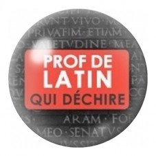 Cabochon en Verre Illustré Prof de Latin qui Déchire 12 à 25mm pour la Création de Bijoux Fantaisie - DIY