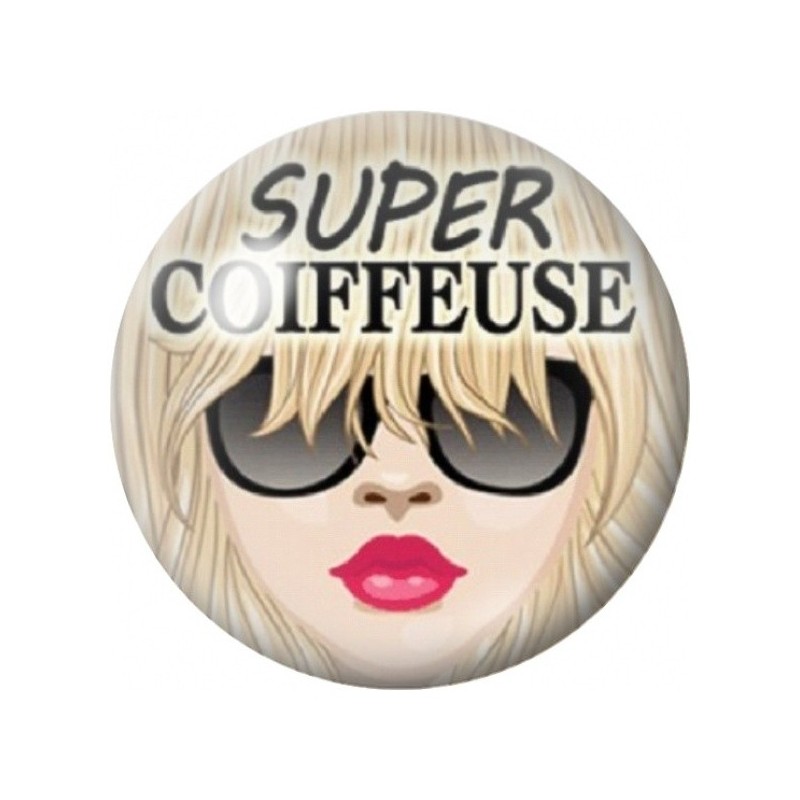 Cabochon en Verre Illustré Super Coiffeuse 12 à 25mm