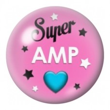 Cabochon en Verre Illustré Super AMP 12 à 25mm pour la Création de Bijoux Fantaisie - DIY