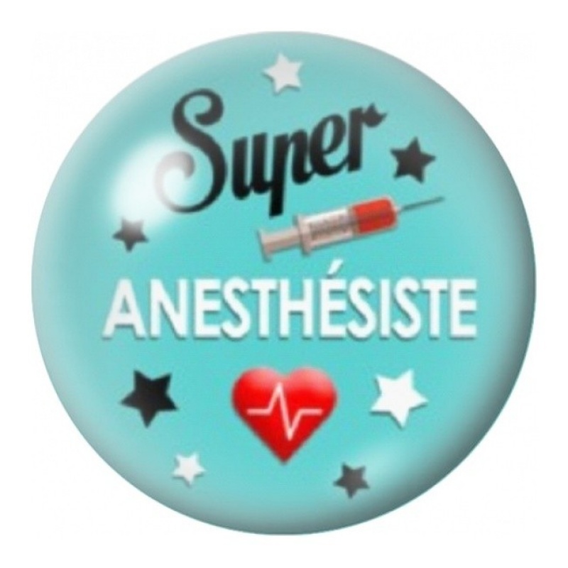 Cabochon en Verre Illustré Super Anesthésiste 12 à 25mm