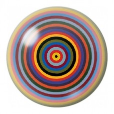 Cabochon en Verre Illustré Cible Rétro Multicolore 12 à 25mm pour la Création de Bijoux Fantaisie - DIY