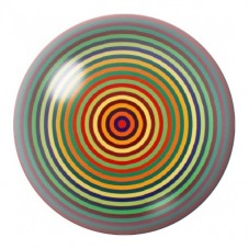 Cabochon en Verre Illustré Spirale Optique Rétro 12 à 25mm pour la Création de Bijoux Fantaisie - DIY