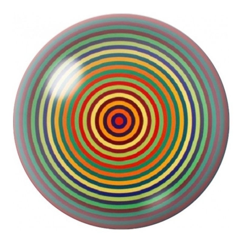 Cabochon en Verre Illustré Spirale Optique Rétro 12 à 25mm