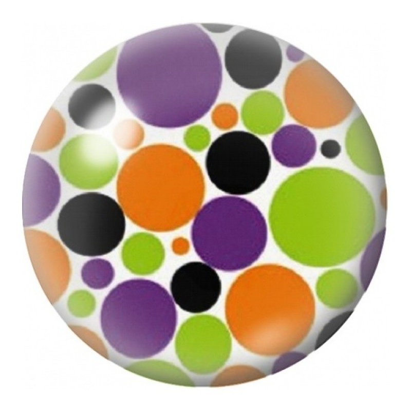 Cabochon en Verre Illustré Bulles Pop Multicolores 12 à 25mm