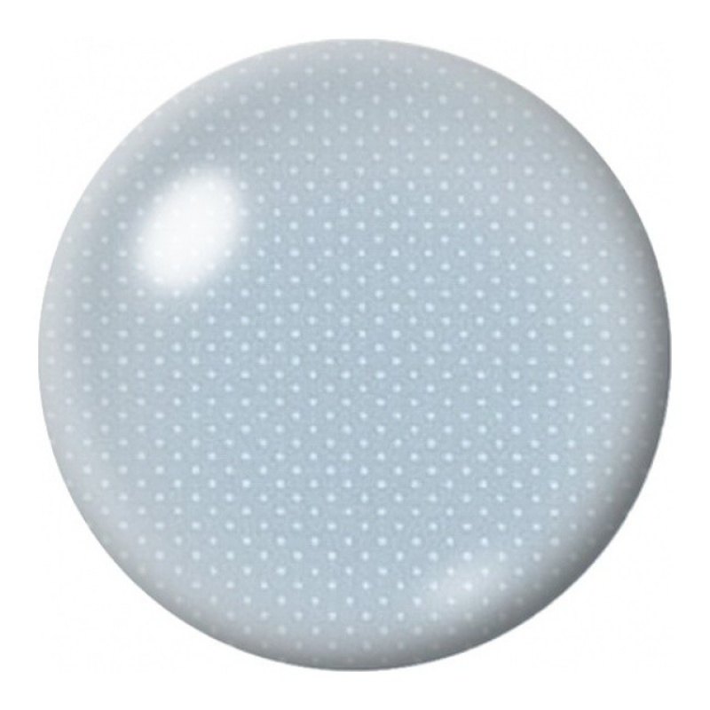 Cabochon en Verre Illustré Micro-Pois Blancs sur Bleu Gris 12 à 25mm