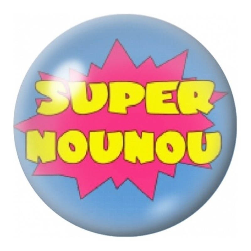 Cabochon en Verre Illustré Super Nounou Pop 12 à 25mm