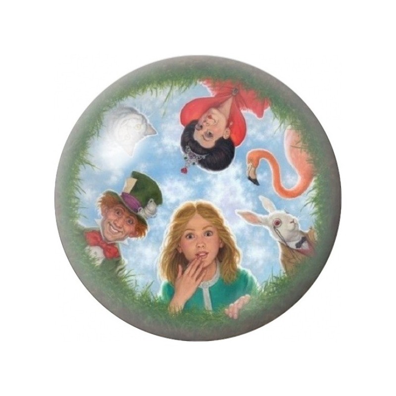 Cabochon en Verre Illustré Rêve d'Alice au Pays des Merveilles 12 à 25mm