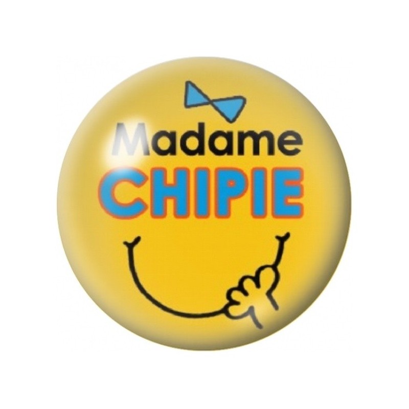 Cabochon en Verre Illustré Madame Chipie 12 à 25mm