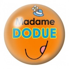 Cabochon en Verre Illustré Madame Dodue 12 à 25mm pour la Création de Bijoux Fantaisie - DIY