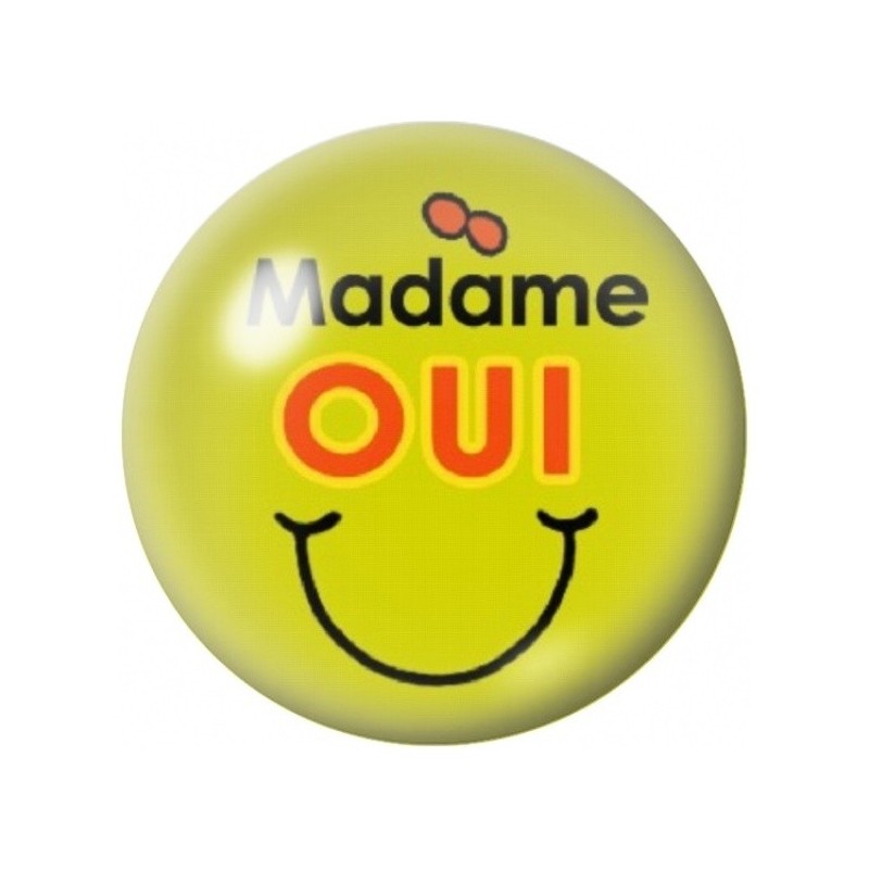 Cabochon en Verre Illustré Madame Oui 12 à 25mm