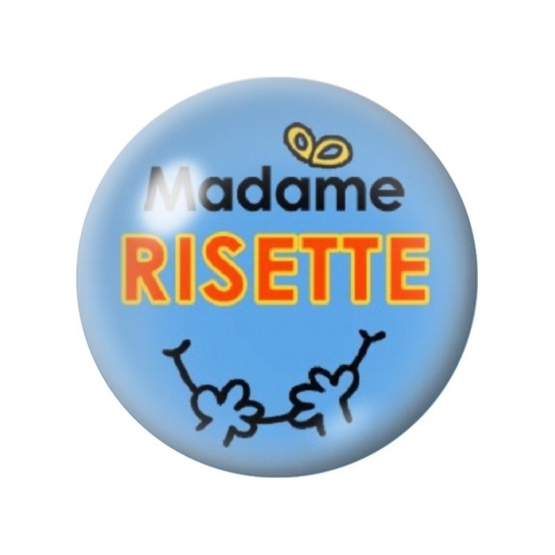 Cabochon en Verre Illustré Madame Risette 12 à 25mm