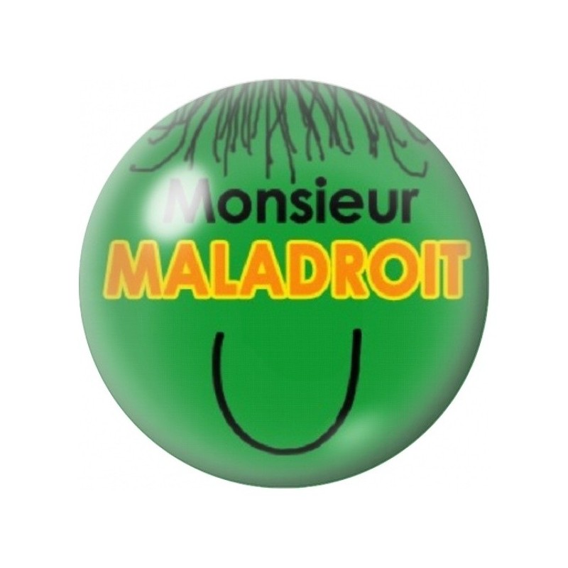 Cabochon en Verre Illustré Monsieur Maladroit 12 à 25mm